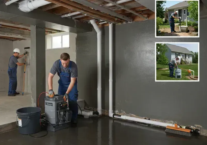 Basement Waterproofing and Flood Prevention process in Cambridge City, IN